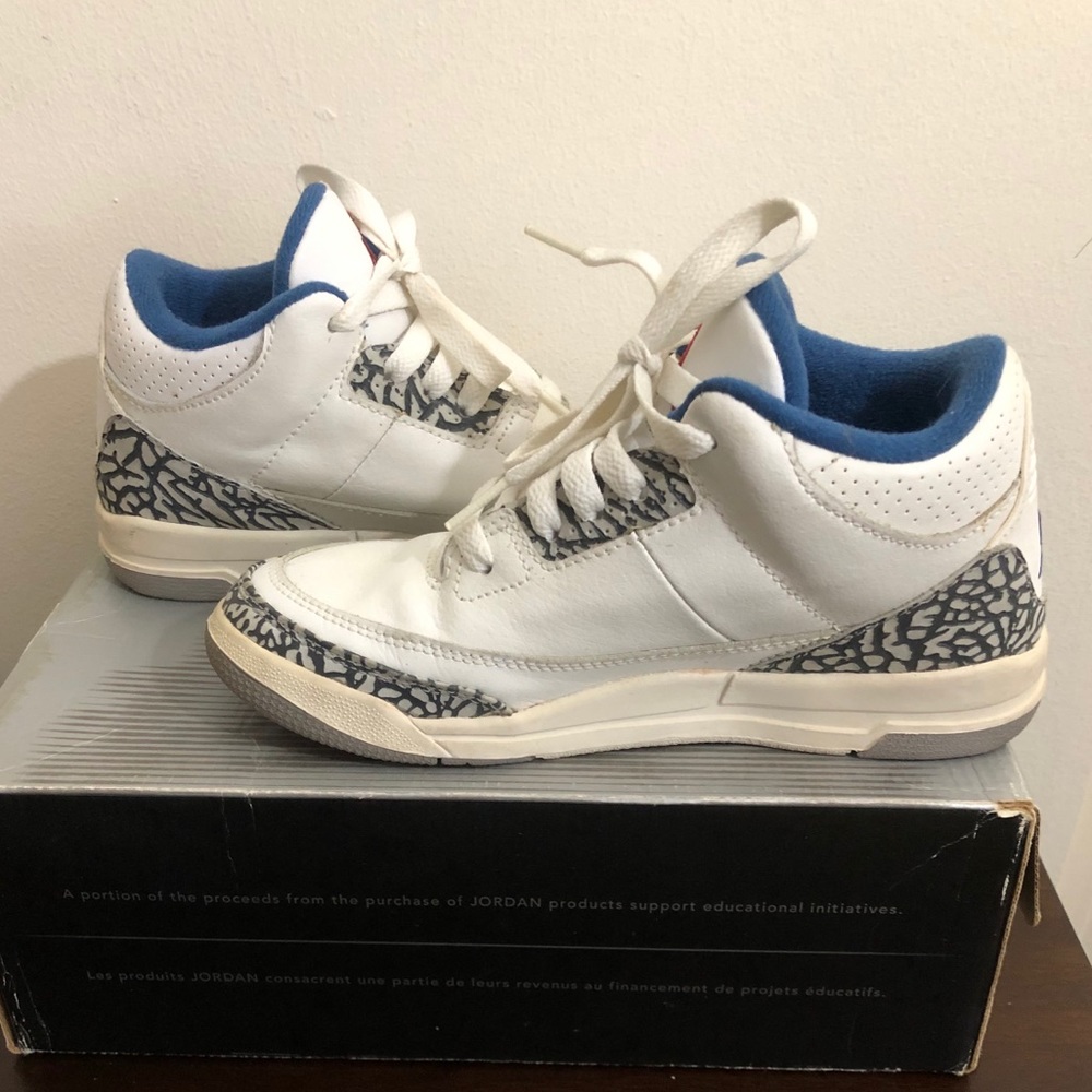 2001 Release Air Jordan Retro III Kids/Youth 3Y